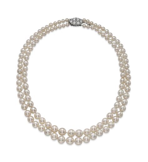 vintage cartier pearl necklace.